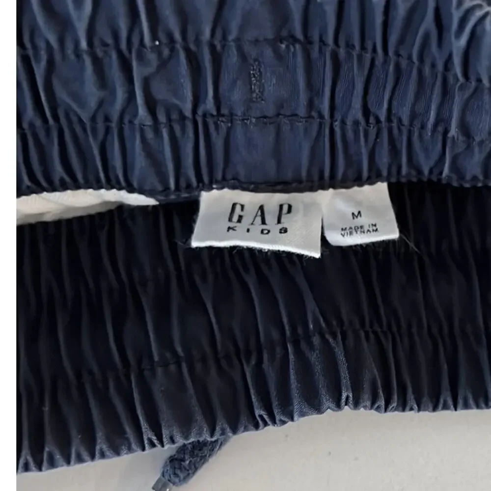Gap Kids Navy Blue Lined Drawstring Athletic Joggers Size Medium (10/12)